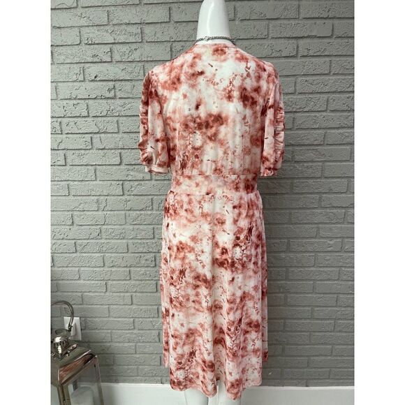 Ember Multicolored Short Sleeve Tie Front Duster Size M - Picture 5 of 10